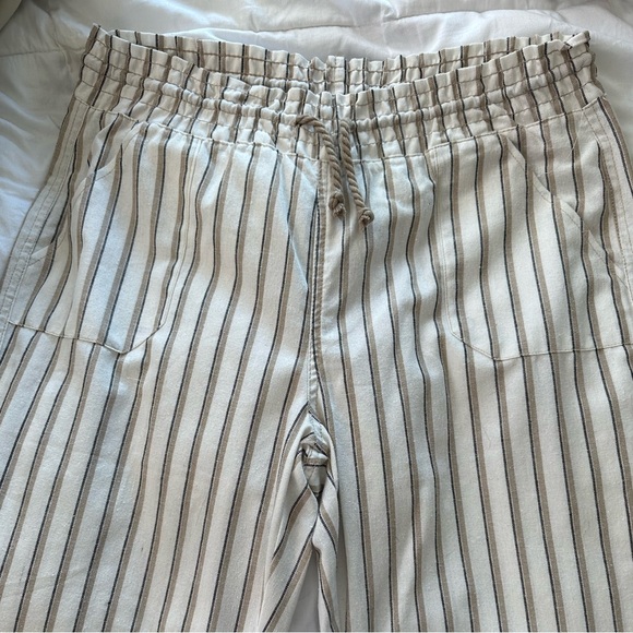 Striped linen pants - Picture 1 of 4